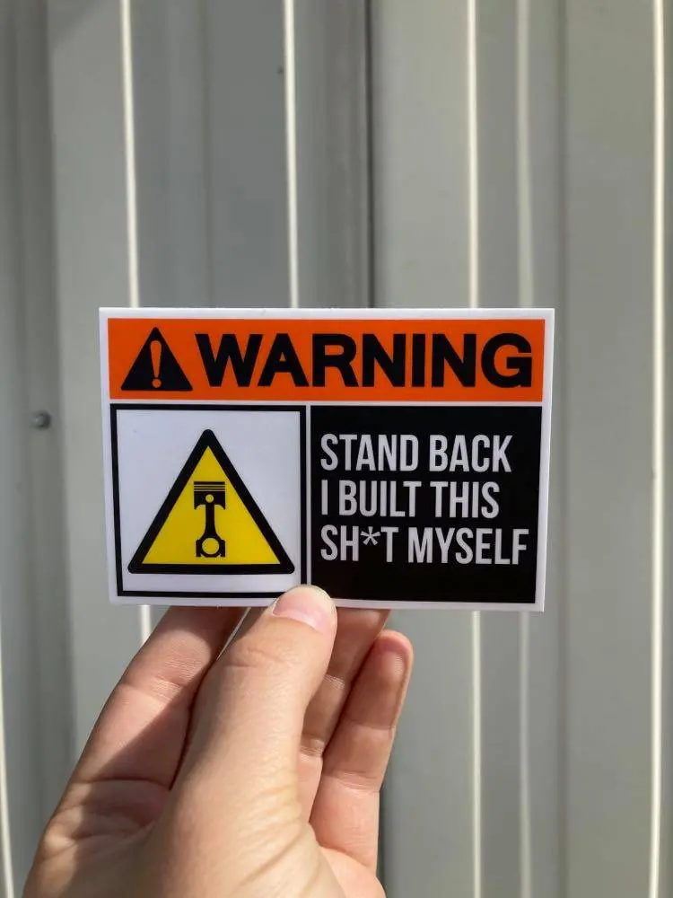 Warning Label Sticker 1