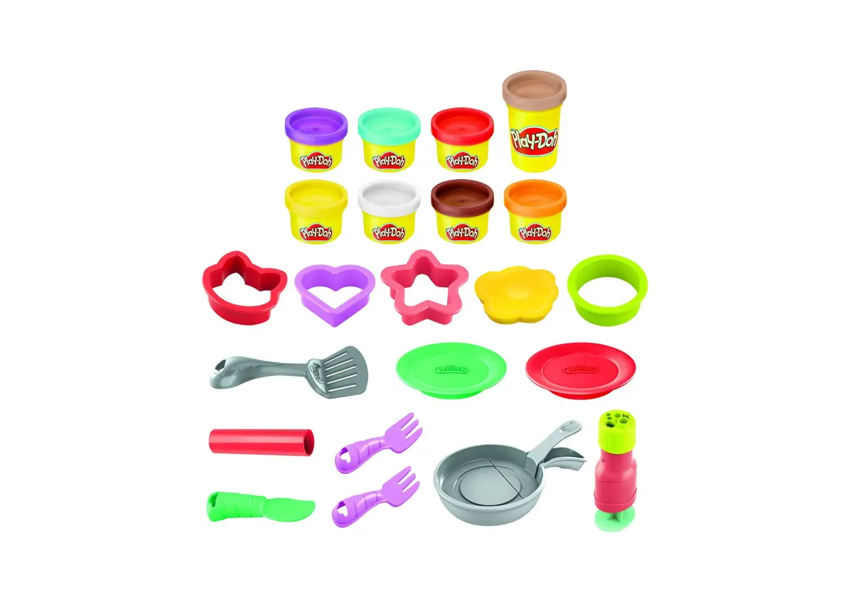 Play-Doh Kitchen Creations Pancake Party Playset - 14-Piece Set 1