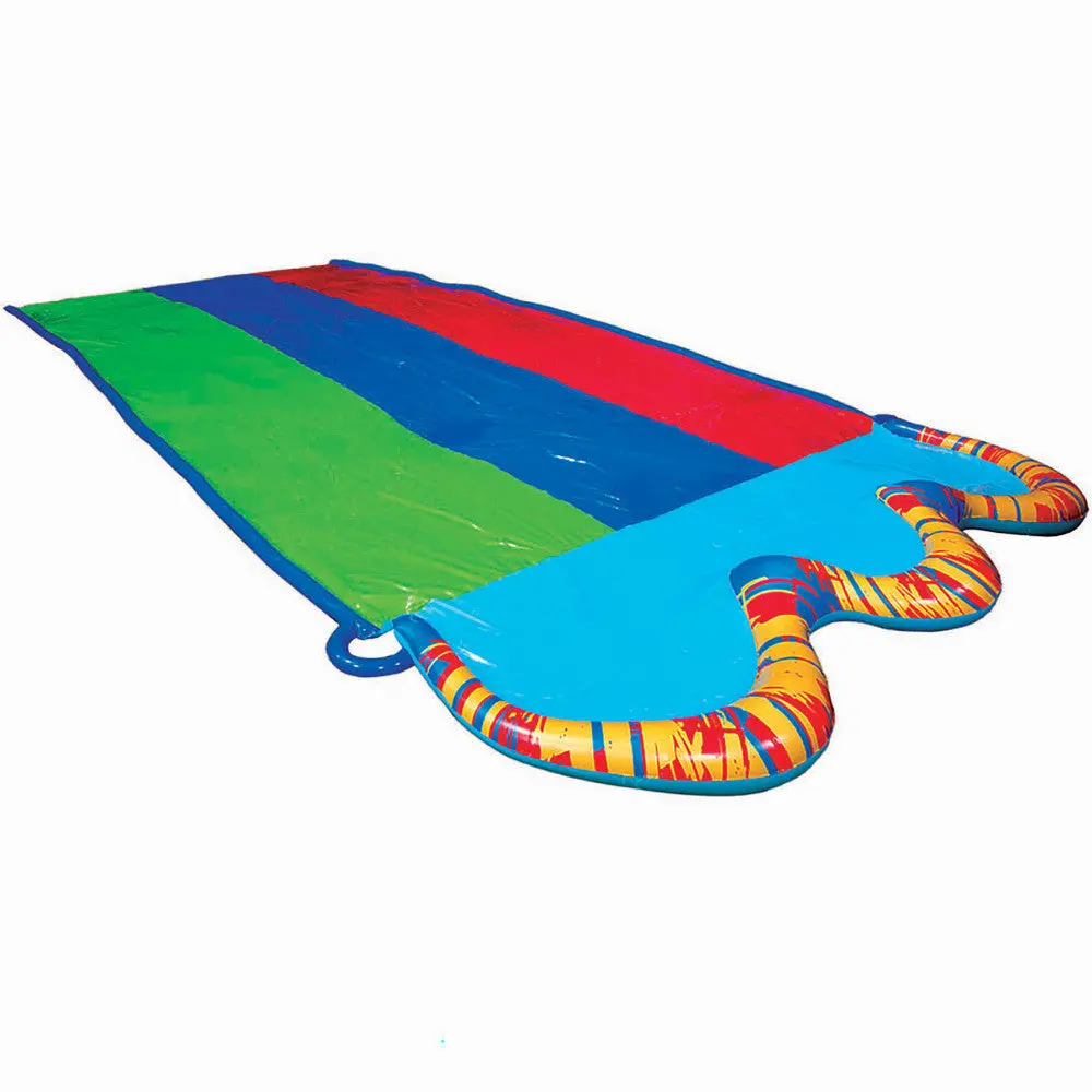 Banzai Triple Racer Kids Inflatable Water Slide With Splash Pool 1