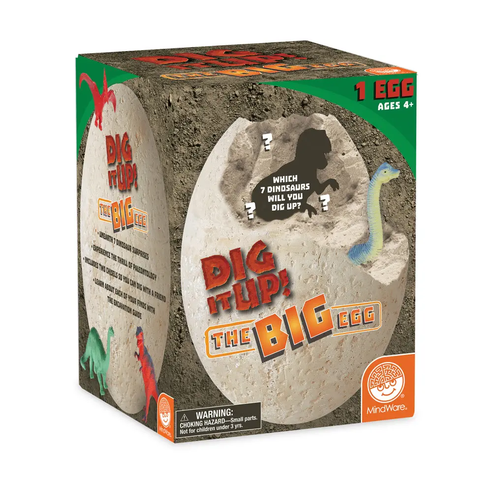 Mindware Dig It Up! - The Big Egg Dinosaur Excavation Kit 1