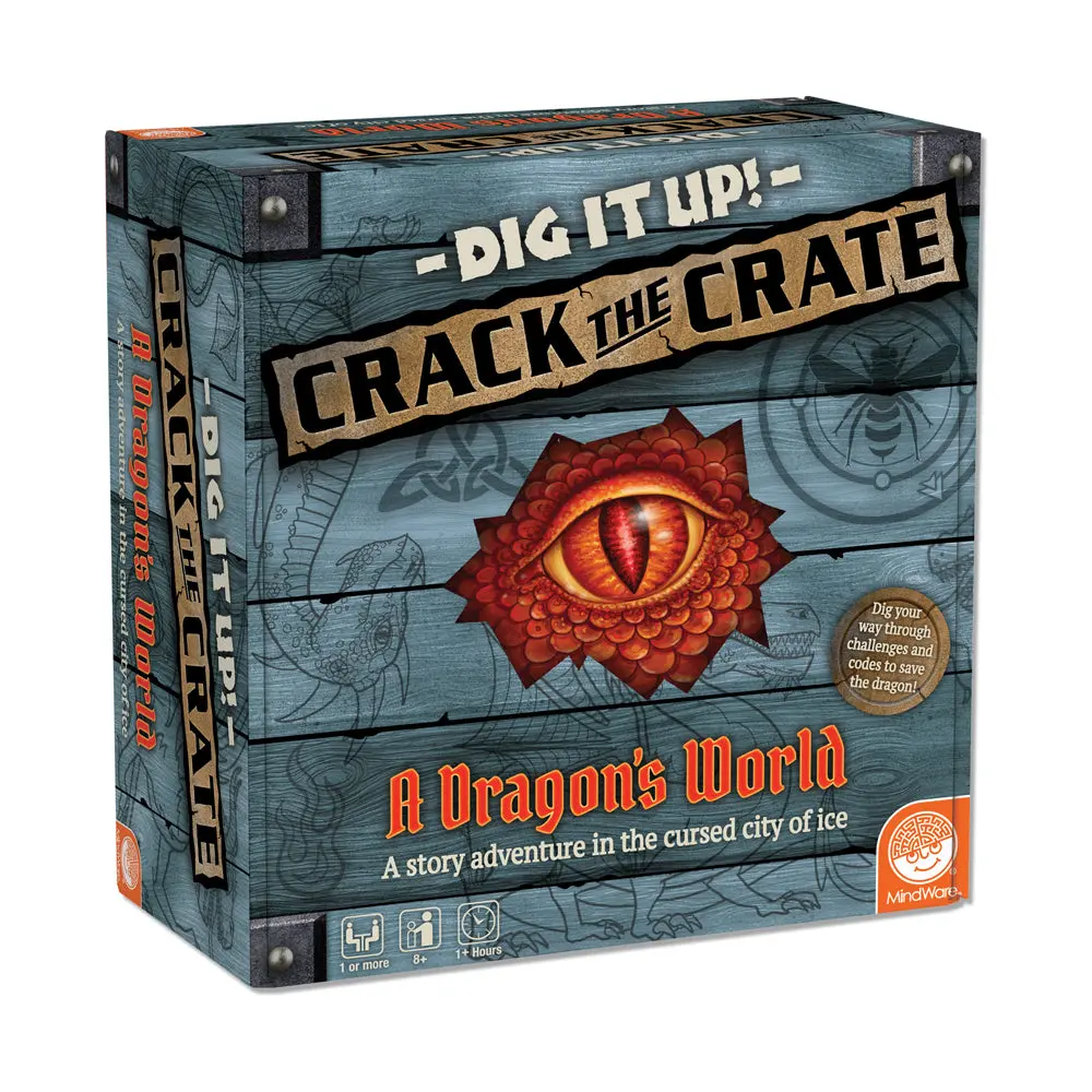 Mindware Dig It Up! - Crack The Crate: Dragon's World Excavation Kit 1