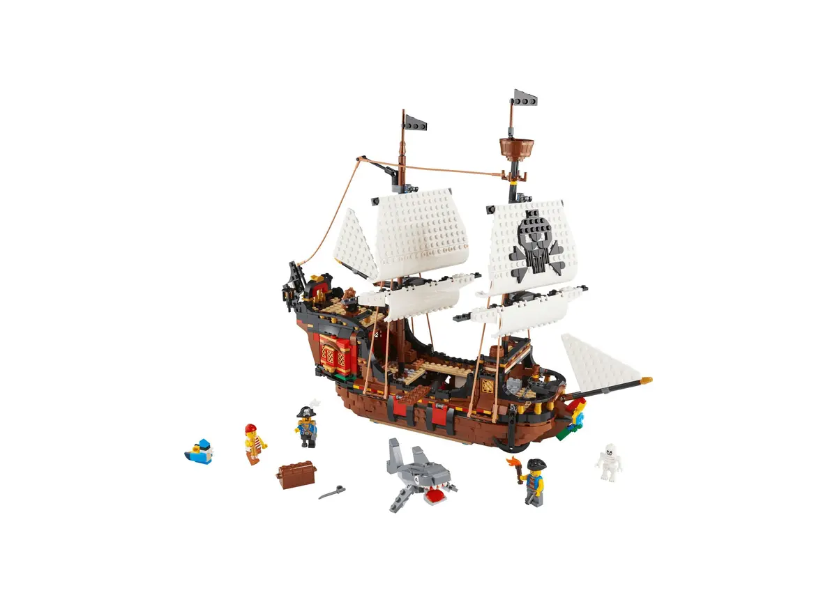 Lego Creator 3In1 Pirate Ship Adventure Building Kit - 1260 Pieces 1