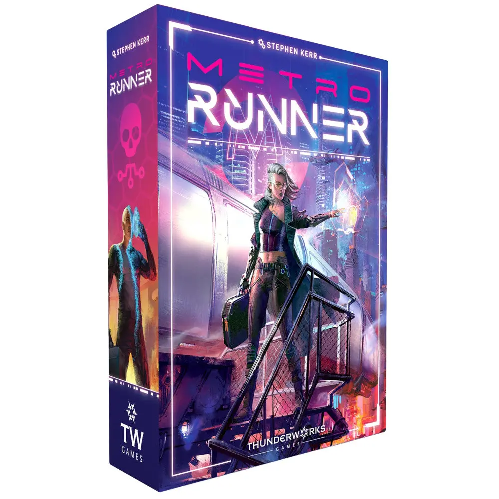 Thunderworks Games: Metrorunner - Ultimate Cyberpunk Strategy Board Game 1