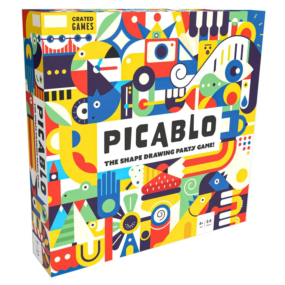 Crated Games Picablo Shape Drawing Party Game For All Skill Levels 1