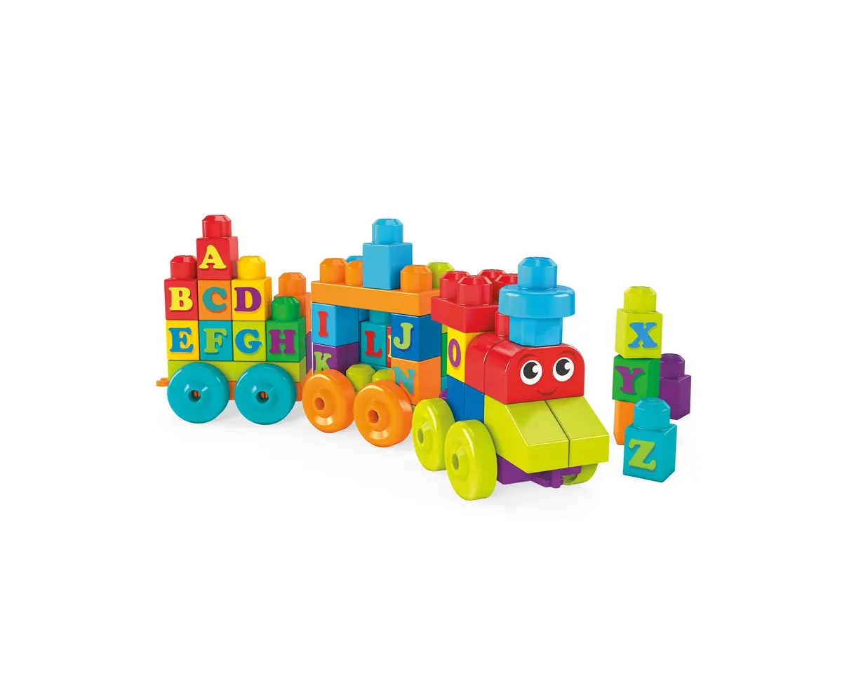 Mega Bloks First Builders 60-Piece Abc Learning Train Set 1