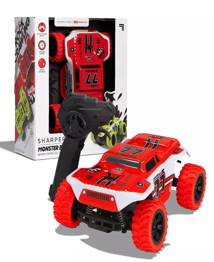 Sharper Image 2.4 Ghz Omnidirectional Rc Monster Baja Truck - Set Of 2 1