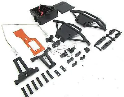 Nitro Trophy Truggy Bumpers,  Radio/Radio Tray, Roll Bar  (Hpi 107014 1