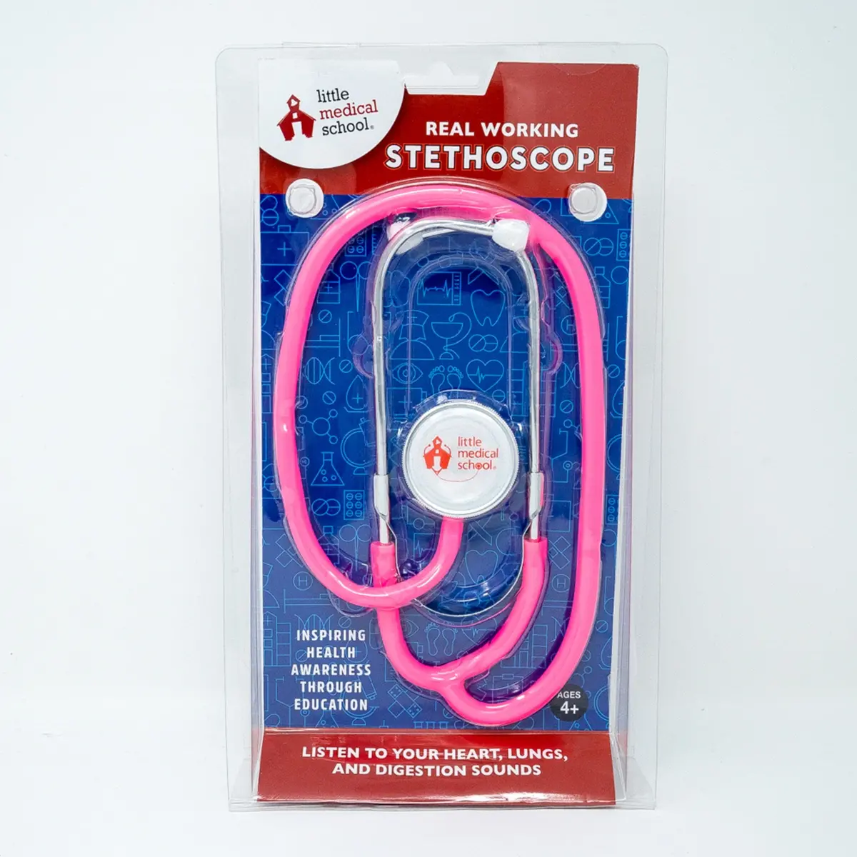 Little Medical School Pink Stethoscope For Kids - New 1