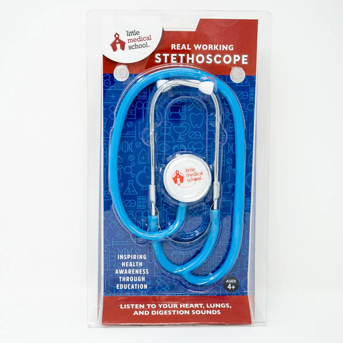 Little Medical School Child-Sized Blue Stethoscope 1