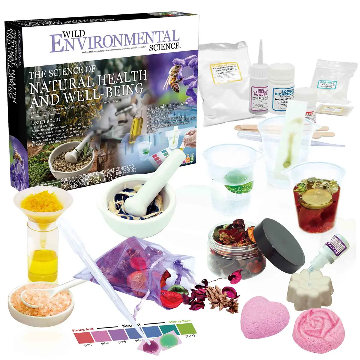 Wild Environmental Science Natural Health And Well-Being Stem Kit - Create Spa Essentials 1
