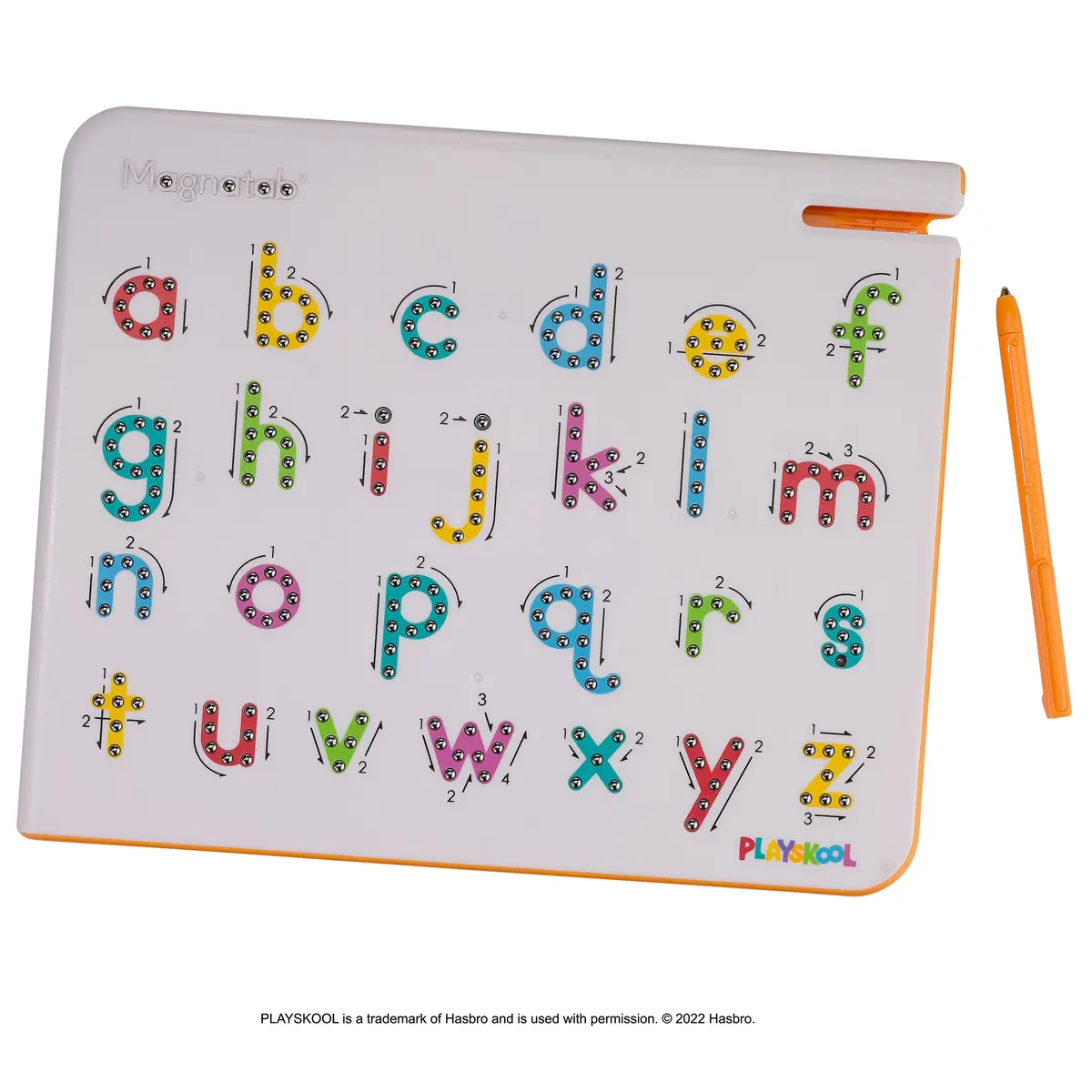 Playskool Original Magnatab A-Z Lowercase - Sensory Learning Tool 1