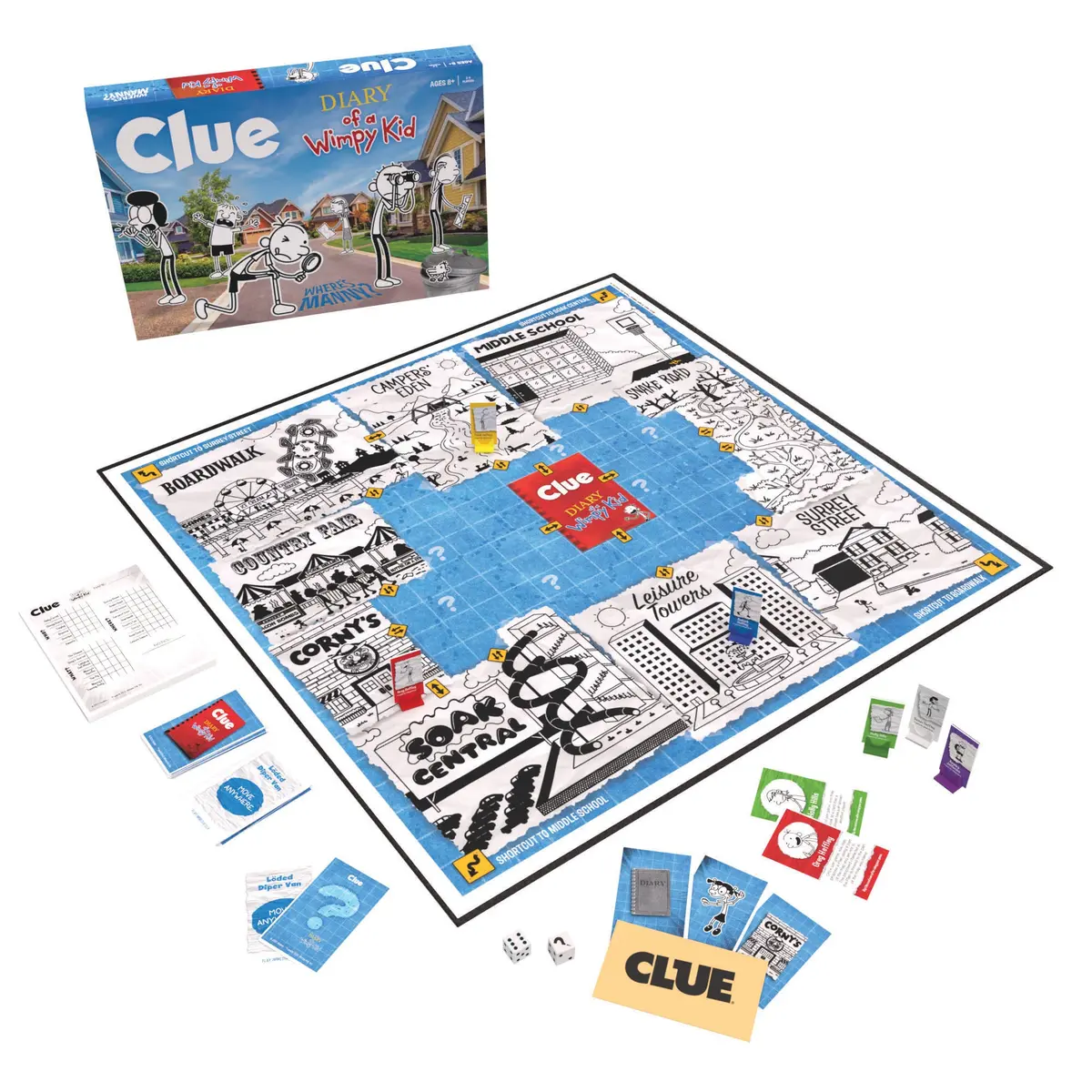 Diary Of A Wimpy Kid Clue Board Game 1