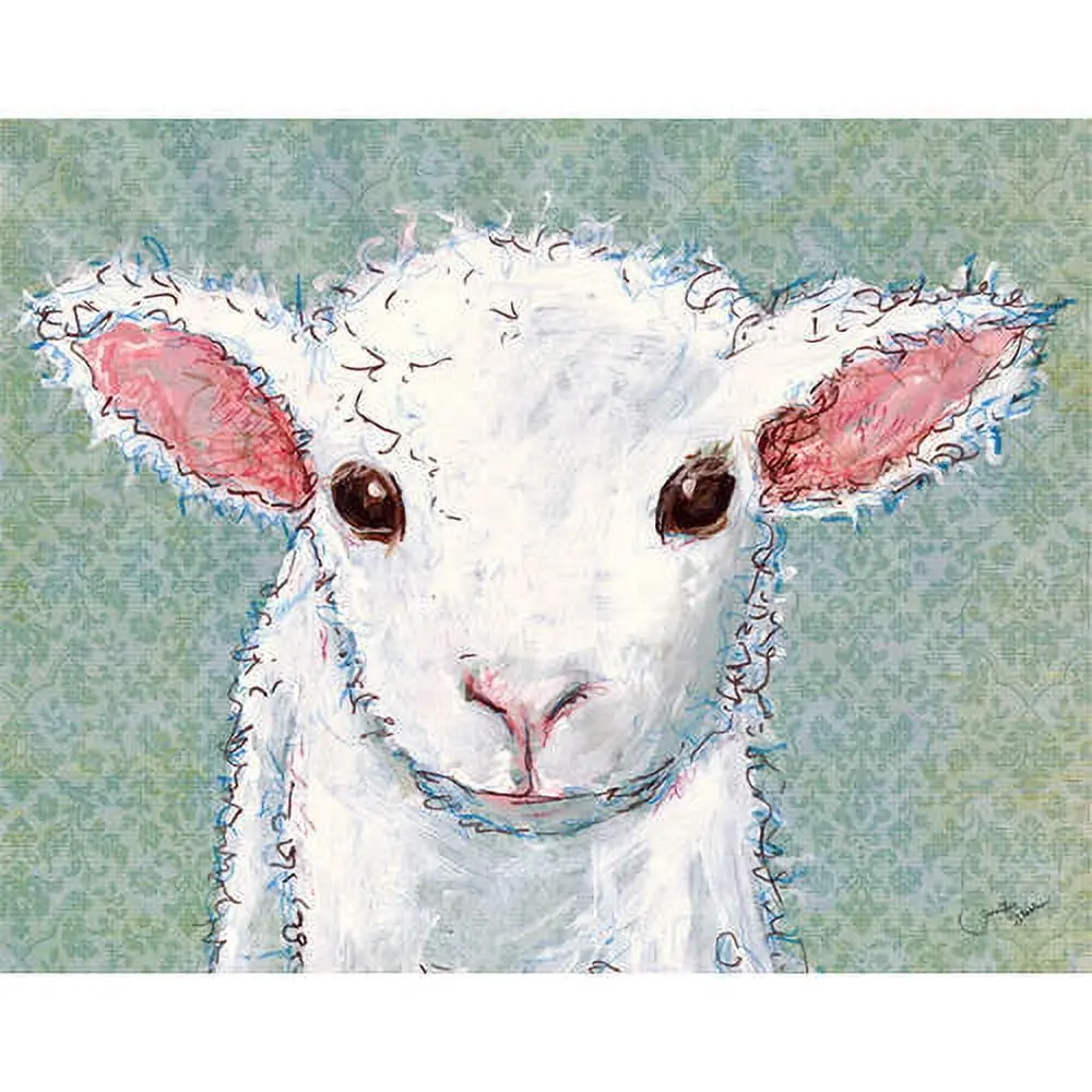 Oopsy Daisys Little Lamb Bab 12 Inch Cuddly Plush - White 1