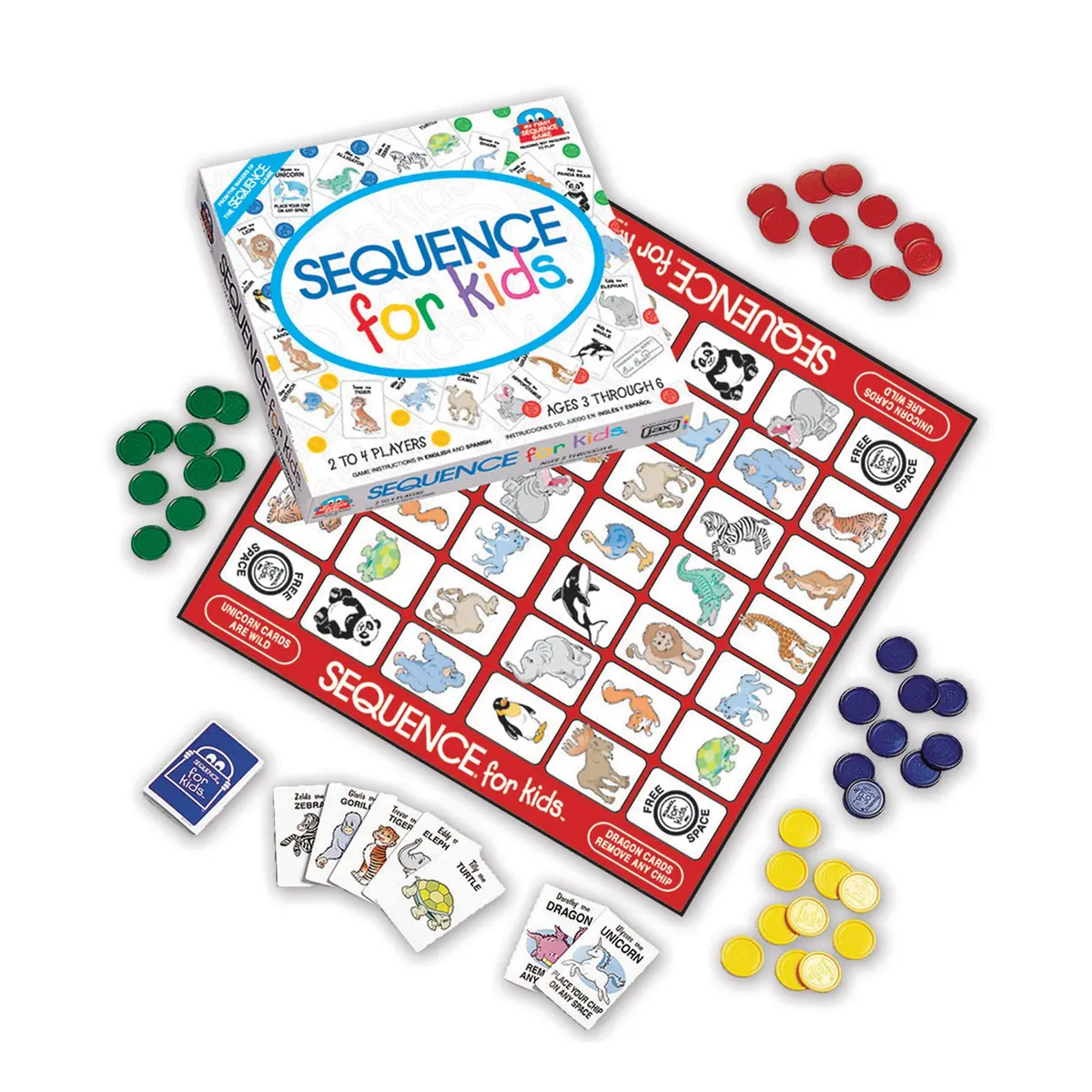 Jax Ltd. Sequence For Kids Board Game 1