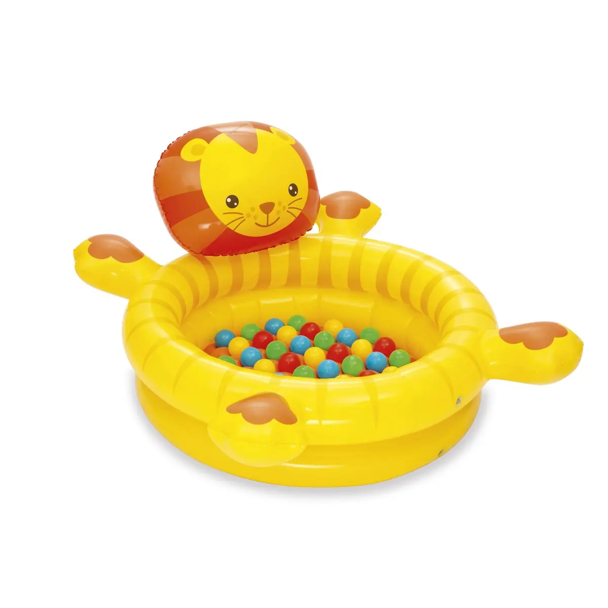 Up, In & Over Lion-Themed Inflatable Ball Pit, 44X39x24 Inches 1