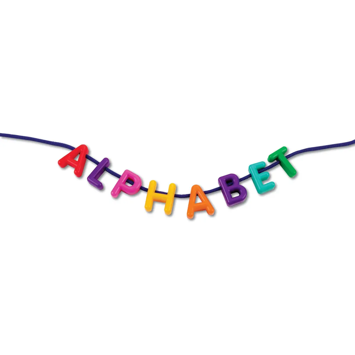 Learning Resources Alphabet Lacing Set - Uppercase Plastic Letters, 260 Pieces With 15 Laces 1