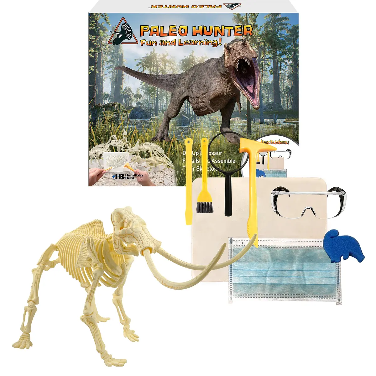 Hamiltonbuhl Paleo Hunter Mammoth Rex Dig Kit - Steam Education Set 1