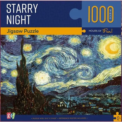 Van Gogh Masterpieces Collage Jigsaw Puzzle - 1000 Pc 1