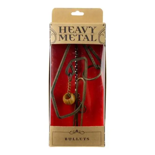 Go! Toys And Games Heavy Metal Puzzle Bullets Brain Teaser 1