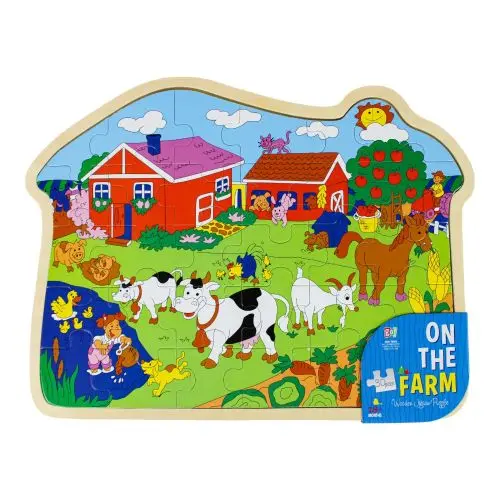 Calendars.Com Exclusive Wooden Farm 30 Piece Puzzle 1