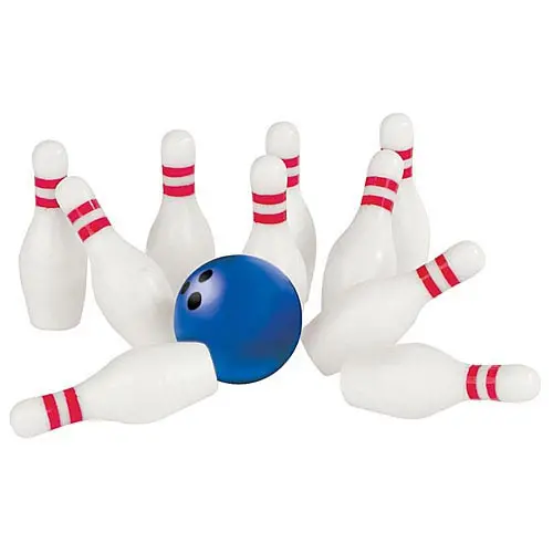 Toysmi Mini Bowling Set - Portable Tabletop Bowling Game 1