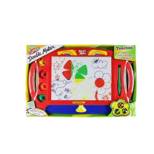 Jumbo Magnetic Doodle Maker Drawing Board Set - Multi-Color 1
