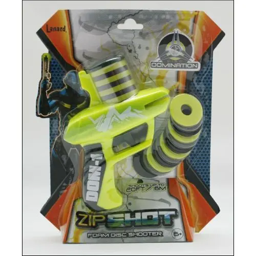 Lanard Disc Domination Zip Shot Twin Foam Disc Launchers 1