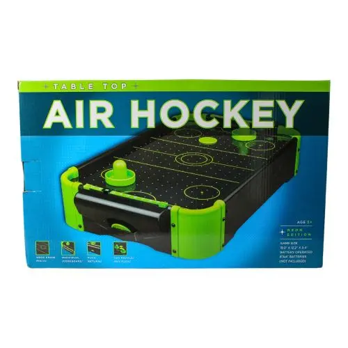 Funtime Gifts Neon Tabletop Air Hockey Game, 20 Inch 1