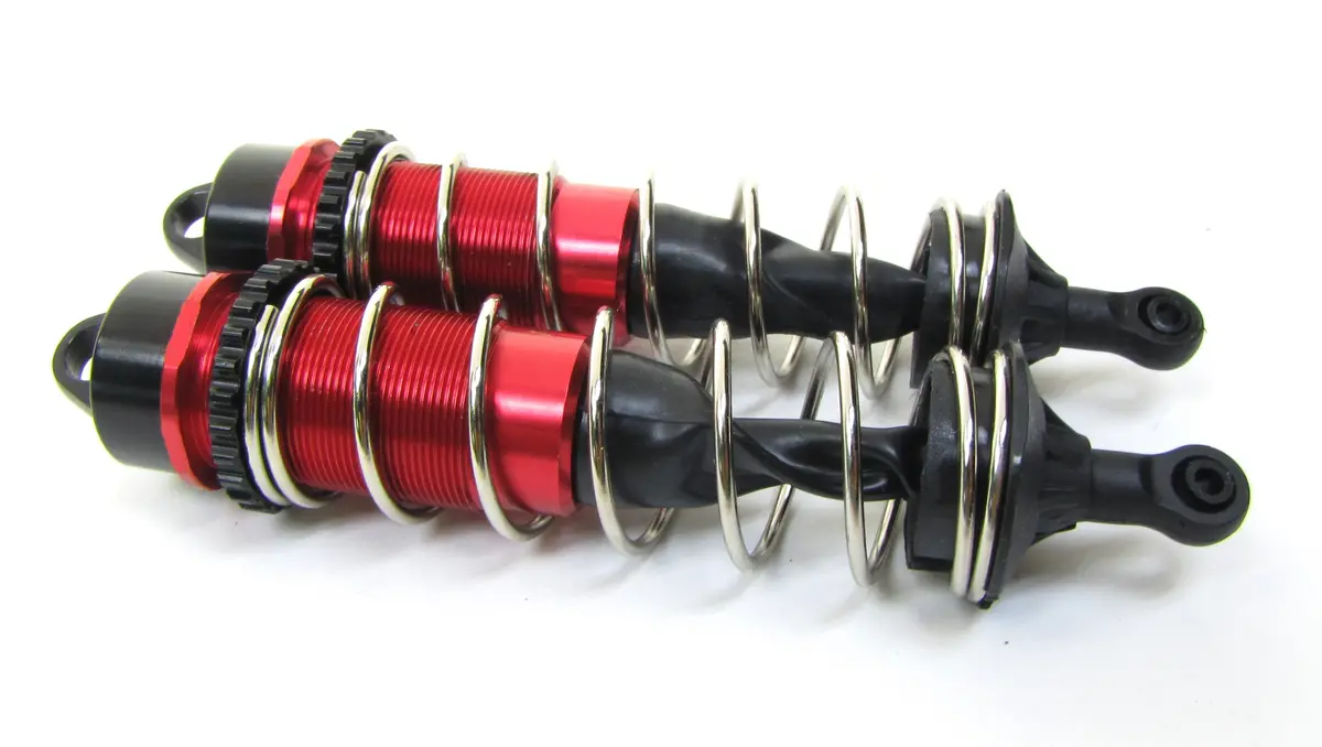 Arrma Kraton 6S V5 Blx - Front Shocks (Assembled Dampers & Springs Red Ara8608v5 1