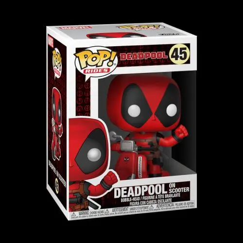Funko Pop! Rides Marvel 4 Inch Vinyl Figure - Deadpool On Scooter 1