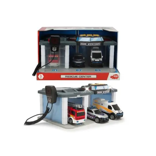 Dickie Toys Rescue Center Playset With Light And Sound Effects 1