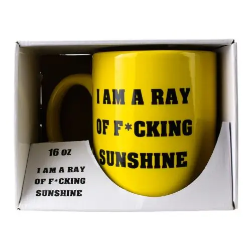 Yellow Ray Of Sunshine 16 Oz Cheerful Mug 1