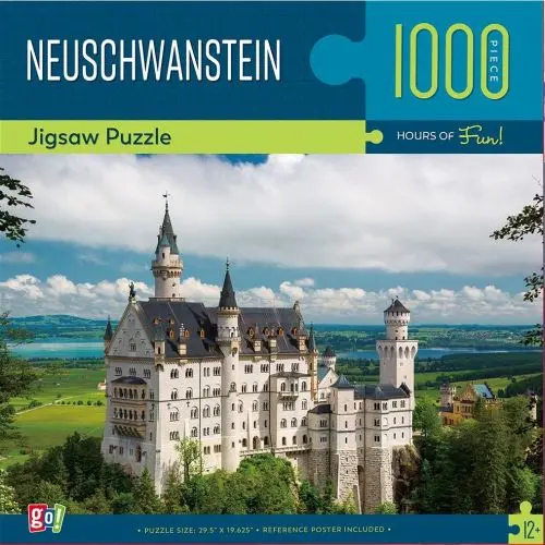 Gc Enchanted Neuschwanstein Castle Jigsaw Puzzle - 1000 Pc 1