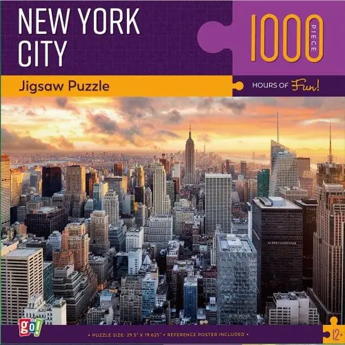 Gc New York City Skyline Jigsaw Puzzle - 1000 Pc 1