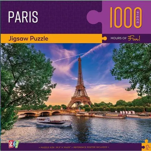 Go! Games Enchanting Paris Evening Jigsaw Puzzle - 1000 Pc 1