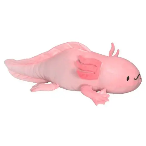 Snoozimals 20-Inch Plush Lola The Axolotl - Vibrant Pink 1