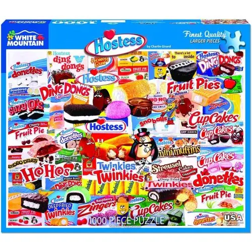 Hostess Classic Snacks Retro Jigsaw Puzzle - 1000Pc 1