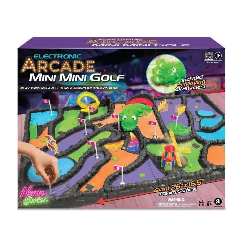 Neon Series Electronic Arcade Mini Golf Game Set 1