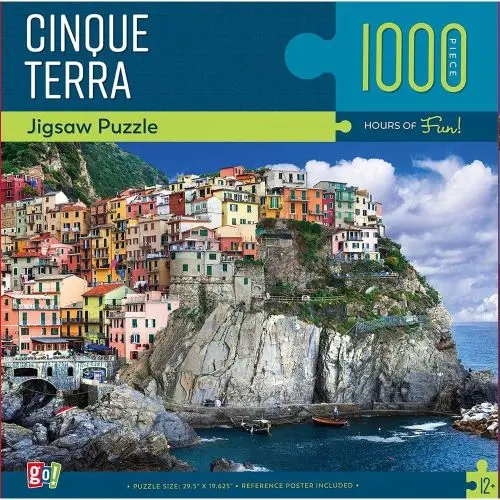 Go! Games Cinque Terre Scenic Jigsaw Puzzle - 1000 Pc 1