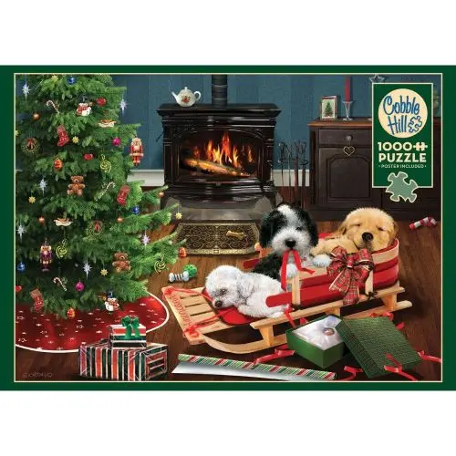 Family Fun 1000 Piece Jigsaw Puzzle With Linen Poster - Best Christmas Gift 1
