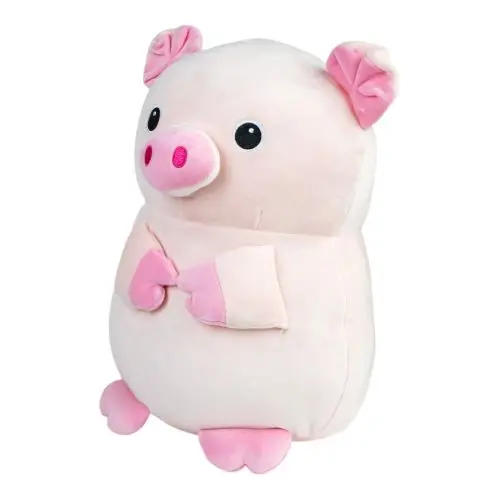 Kobioto 12 Inch Supersoft Piggy Plush - Charming Bowtie 1