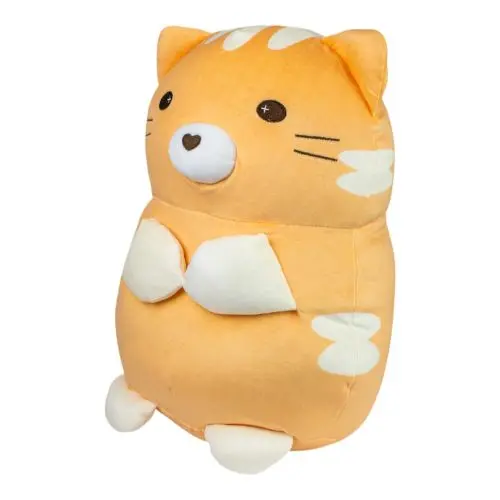 Kobioto Whimsical Japanese Kitty 12 Inch Supersoft Plush - Grey 1