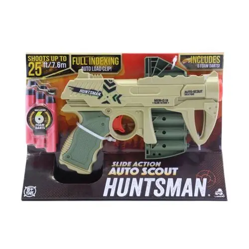 Huntsman Auto Scout Blaster - Clip-Fed Foam Dart Launcher 1