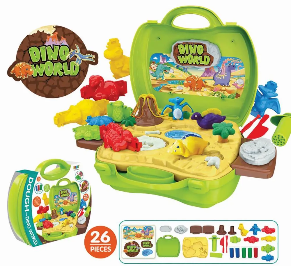 Dino World Creative Dough 26Pc Play Set 1