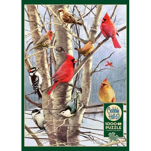 Susan Winget Winter Birds Christmas Jigsaw Puzzle - 1000 Pc 1