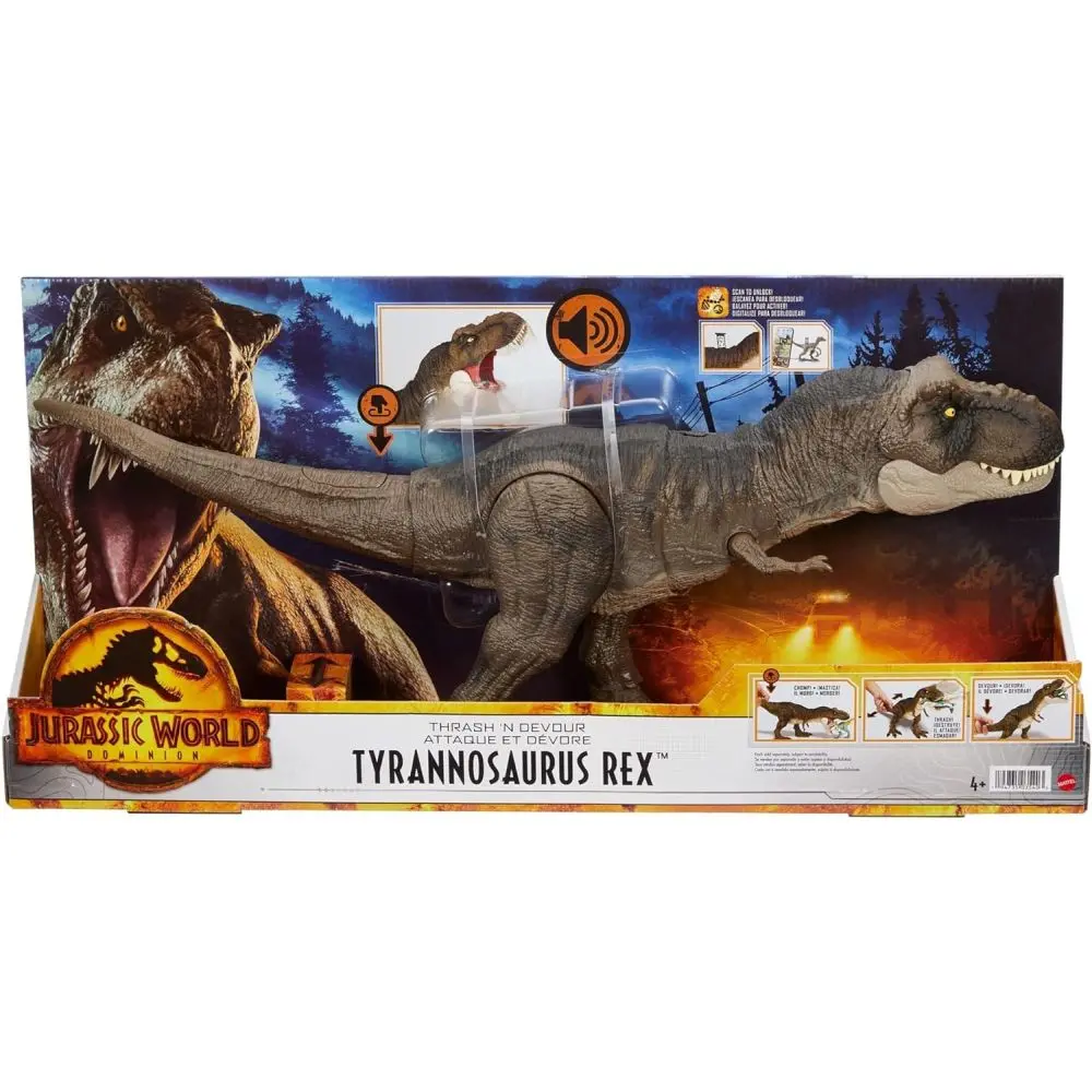 Jurassic World Dominion Thrash 'N Devour Tyrannosaurus Rex Toy 1