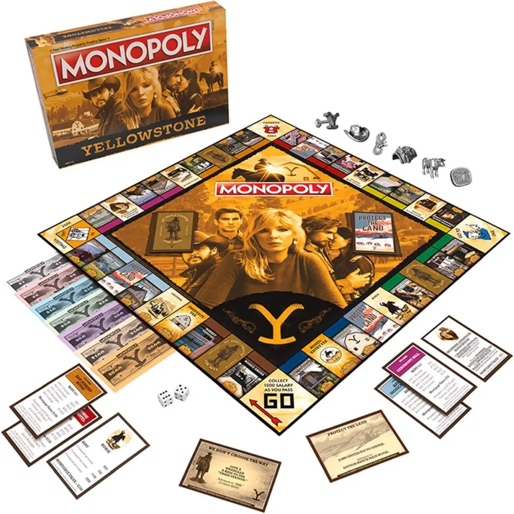 Monopoly Yellowstone Edition - Western Pioneer Showdown Game 1