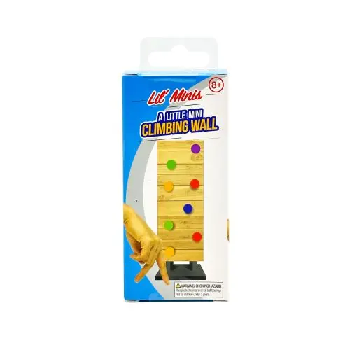 Lil' Minis Desktop Mini Climbing Wall - Compact Adventure Station 1