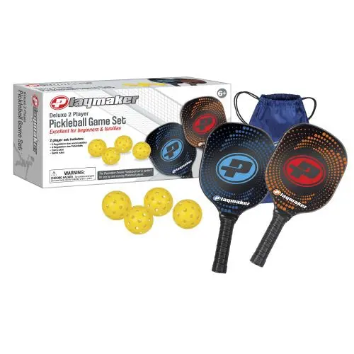 Playmaker Deluxe 2-Player Pickleball Set With Carrying Case 1