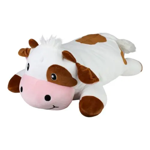 Snoozimals Super Soft 20In Cow Plush - Brown 1
